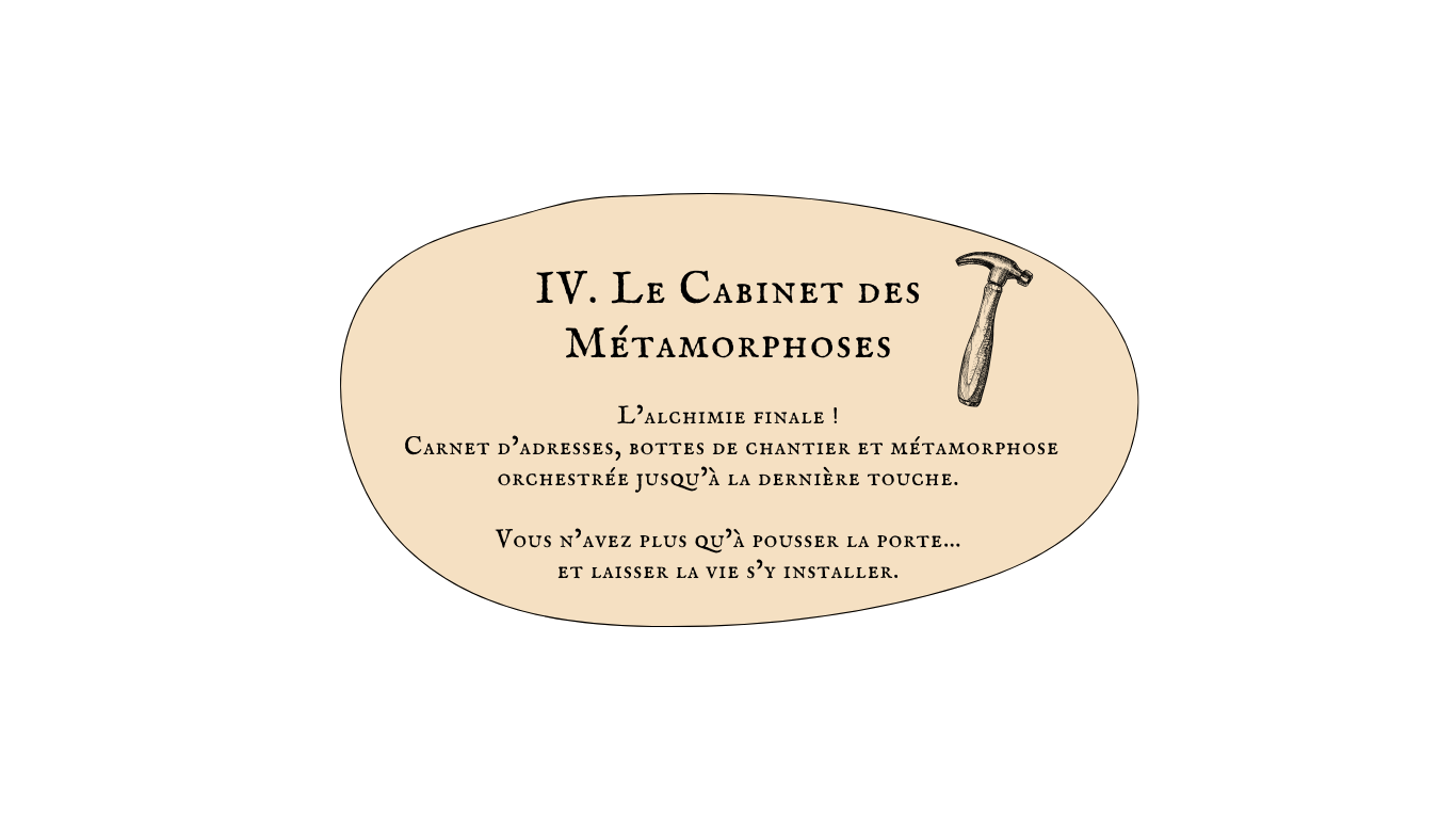 Illustration représentant l’étape de la réalisation finale de l’espace